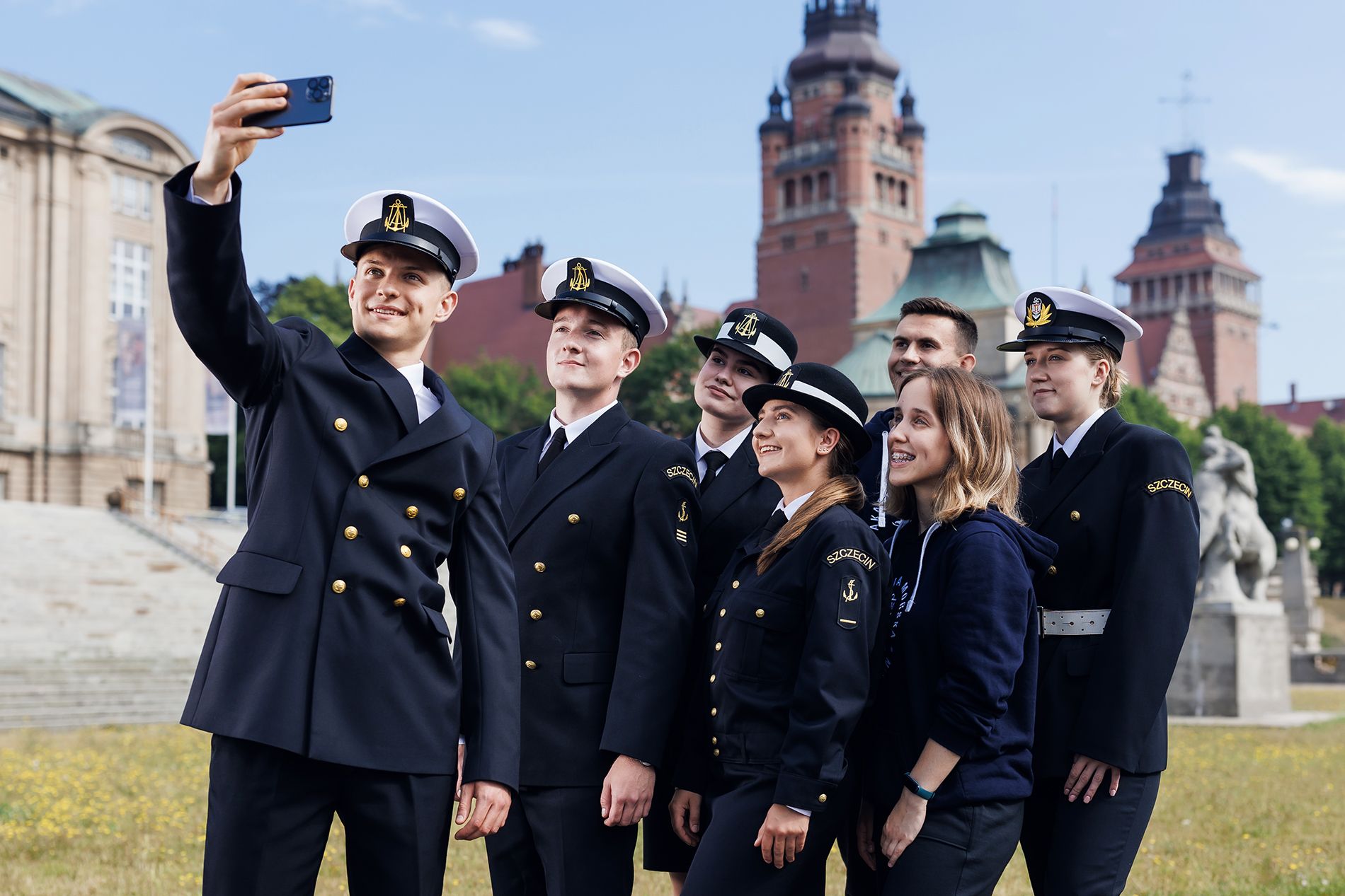 Studenci  Politechniki Morskiej w Szczecinie