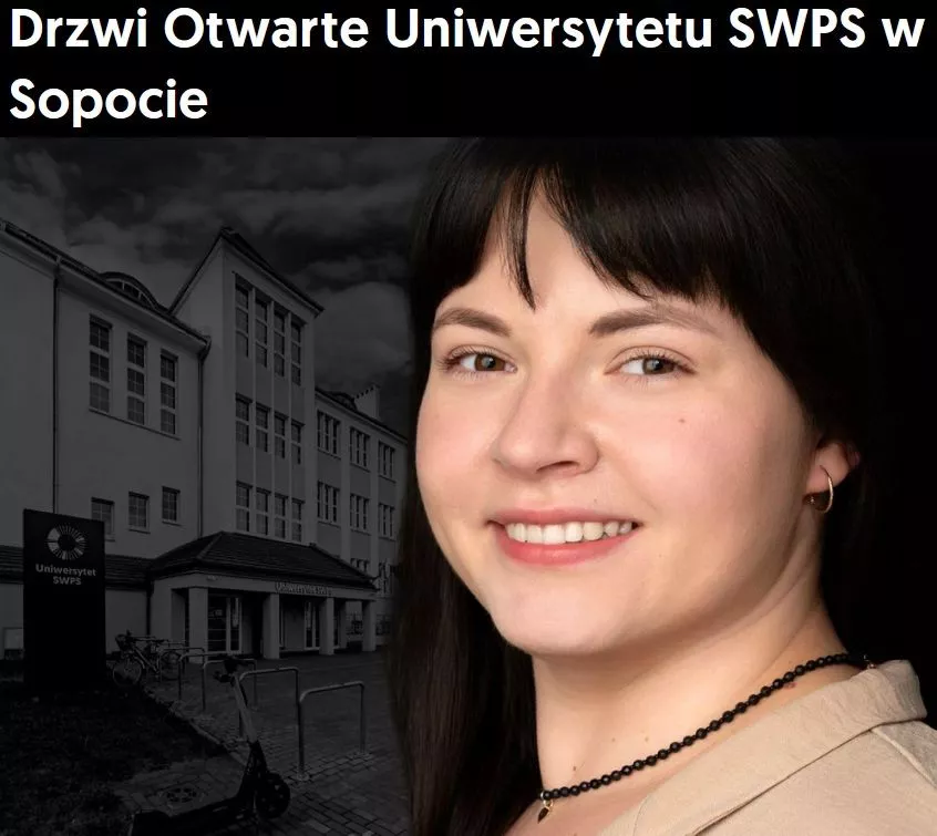 Marta Sobczak, specjalistka ds. rekrutacji na Uniwersytecie SWPS